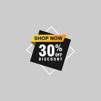 30 discount, Sales Vector badges for Labels, , Stickers, Banners, Tags, Web Stickers, New offer. Discount origami sign banner.