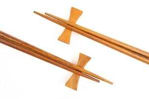 Chopsticks on White photo