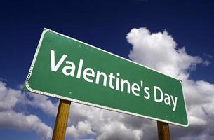 Valentine's Day Road Sign photo