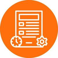 Project Management Vector Icon Design