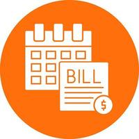 Bill Vector Icon Design