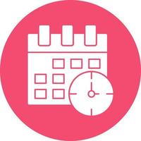 Time ANd Date Vector Icon Design