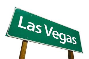 Las Vegas Green Road Sign photo