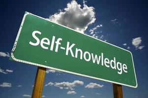 Self-Knowledge Road Sign photo