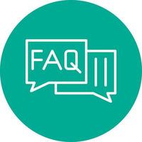 Faq Vector Icon Design