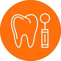 diseño de icono de vector de espejo de dentista