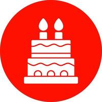 Cake Vector Icon Design