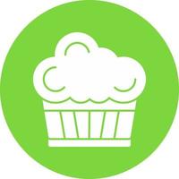 diseño de icono de vector de cupcake