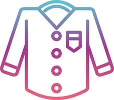 icono de vector de camisa