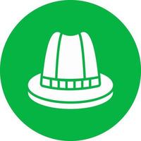 icono de vector de sombrero de copa