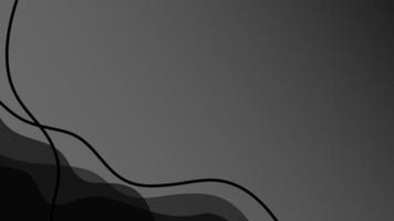 black liquid background abstract illustration simple modern elegant premium photo