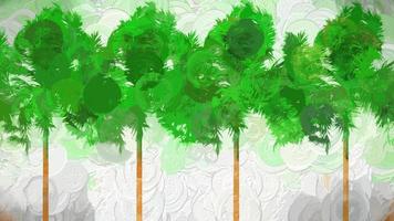 Abstract Trees Branches Background Digital Illustration photo