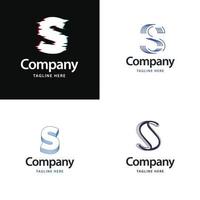 Letter S Big Logo Pack Design Creative Modern logos design for your business vector