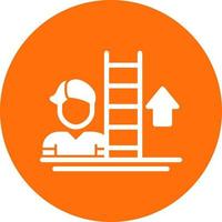 diseño de icono de vector de escalera