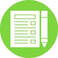 Task List Vector Icon Design