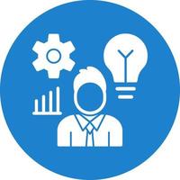 Talent Manager Vector Icon Design