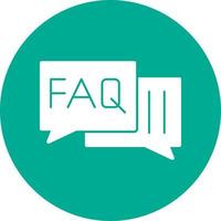 Faq Vector Icon Design