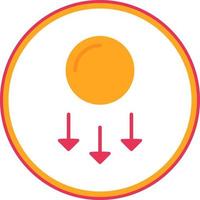 Gravitational Energy Vector Icon Design