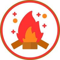 Bonfire Vector Icon Design