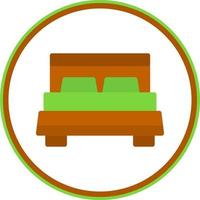 Bed Vector Icon Design