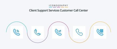 Call Blue 5 Icon Pack Including . phone. call. dial. telephone vector