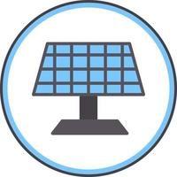 Solar Panel Vector Icon Design