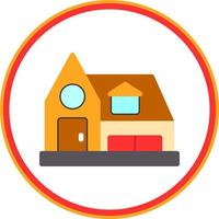 Cottage Vector Icon Design