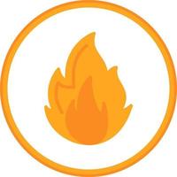 Flame Vector Icon Design