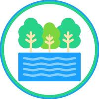 Lake Vector Icon Design