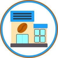Coffee Shop Vector Icon Design