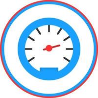 Speedometer Vector Icon Design