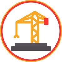 Crane Vector Icon Design