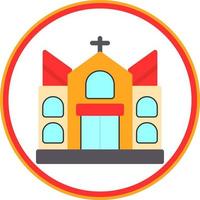 Church Vector Icon Design