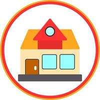 Bungalow Vector Icon Design