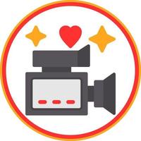 Video Camera Vector Icon Design