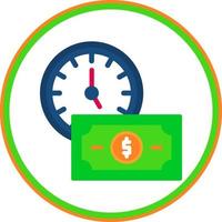 Time Is Money Vector Icon Design
