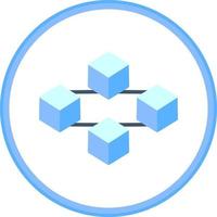 Blockchain Vector Icon Design