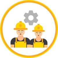 diseño de icono de vector de trabajadores