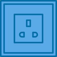 Power Socket Vector Icon Design