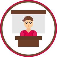Instructor Vector Icon Design