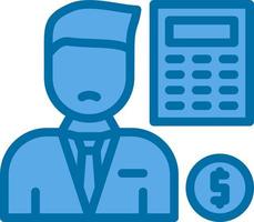 Accountant Vector Icon Design