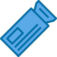 Ticket Vector Icon Design