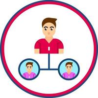 Delegate Vector Icon Design
