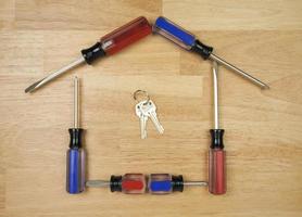 House Shaped by Screwdrivers and Keys photo
