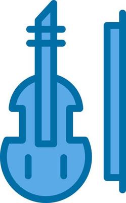 Violin Vector Icon Design