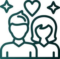 Couple Vector Icon Design