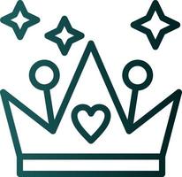 Crown Vector Icon Design