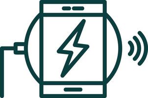 Wireless CHarger Vector Icon Design