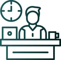 Workplace Vector Icon Design