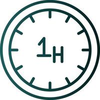 Hour Vector Icon Design